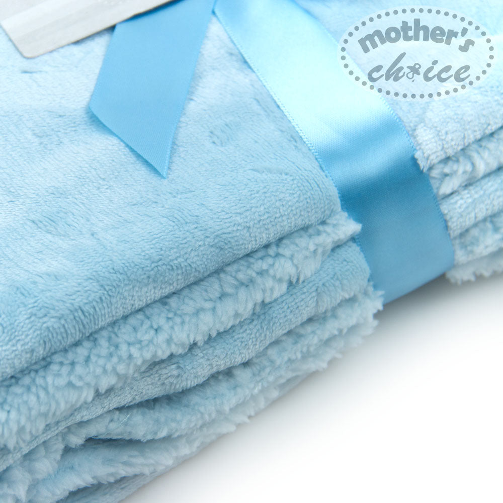 Mother'S Choice-Baby Embossed Blanket Blue