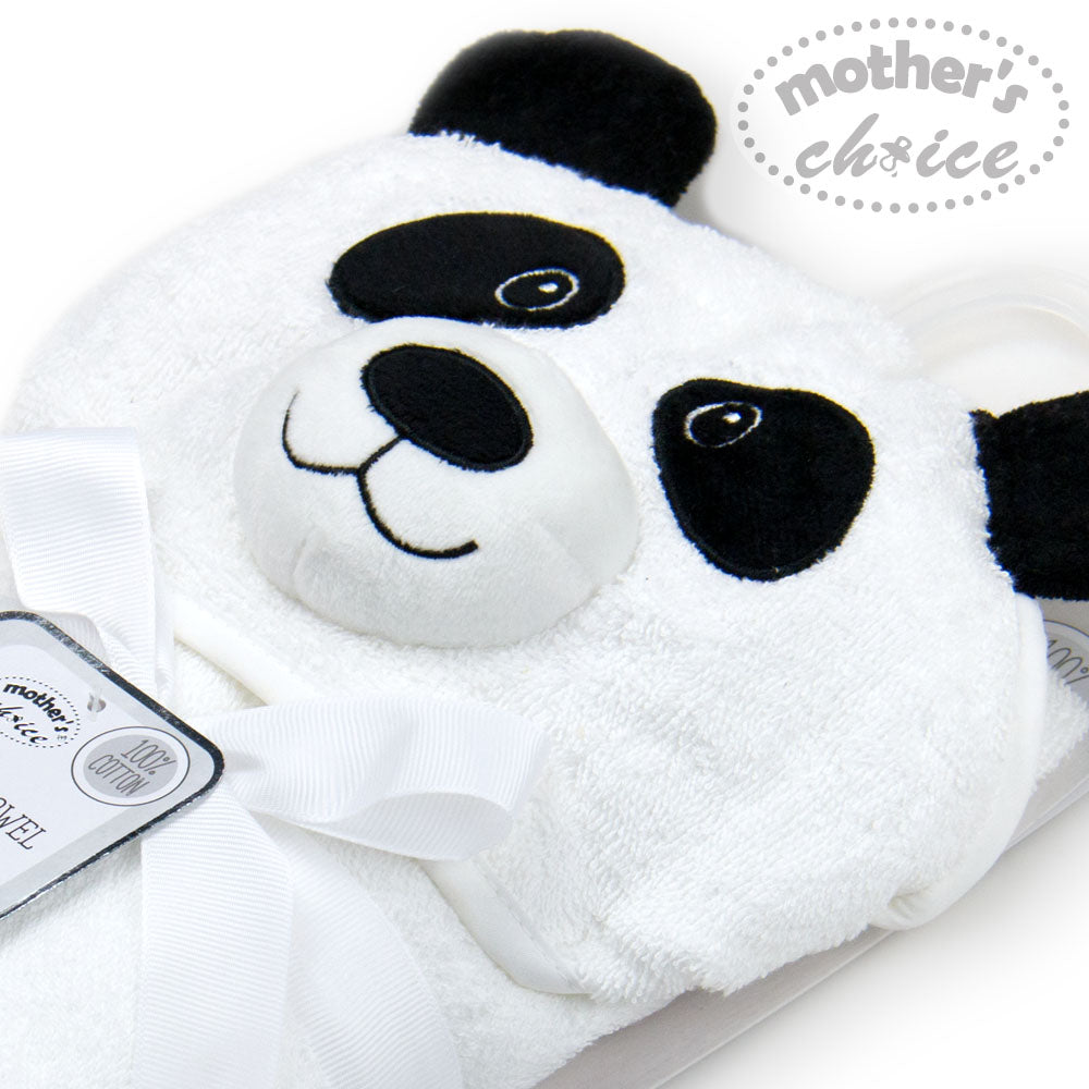 Mother'S Choice-3-D Hooded Towel Panda