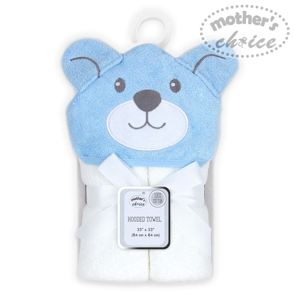 Mother'S Choice-3-D Hooded Towel Bear