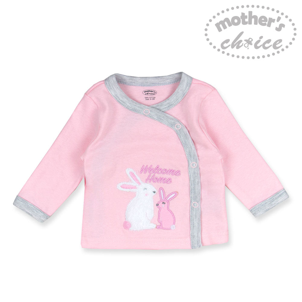 Mothers Choice Baby 3 Pcs Set Of Top, Pants And Hat