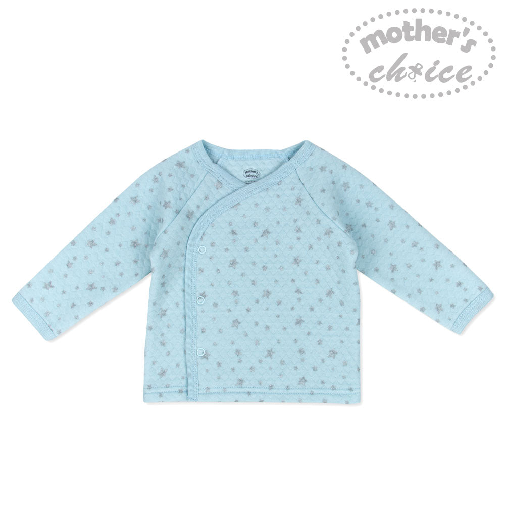 Mothers Choice Baby 3 Pcs Set Of Top, Pants & Hat Blue