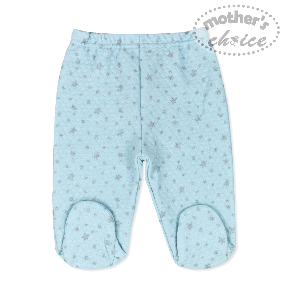 Mothers Choice Baby 3 Pcs Set Of Top, Pants & Hat Blue