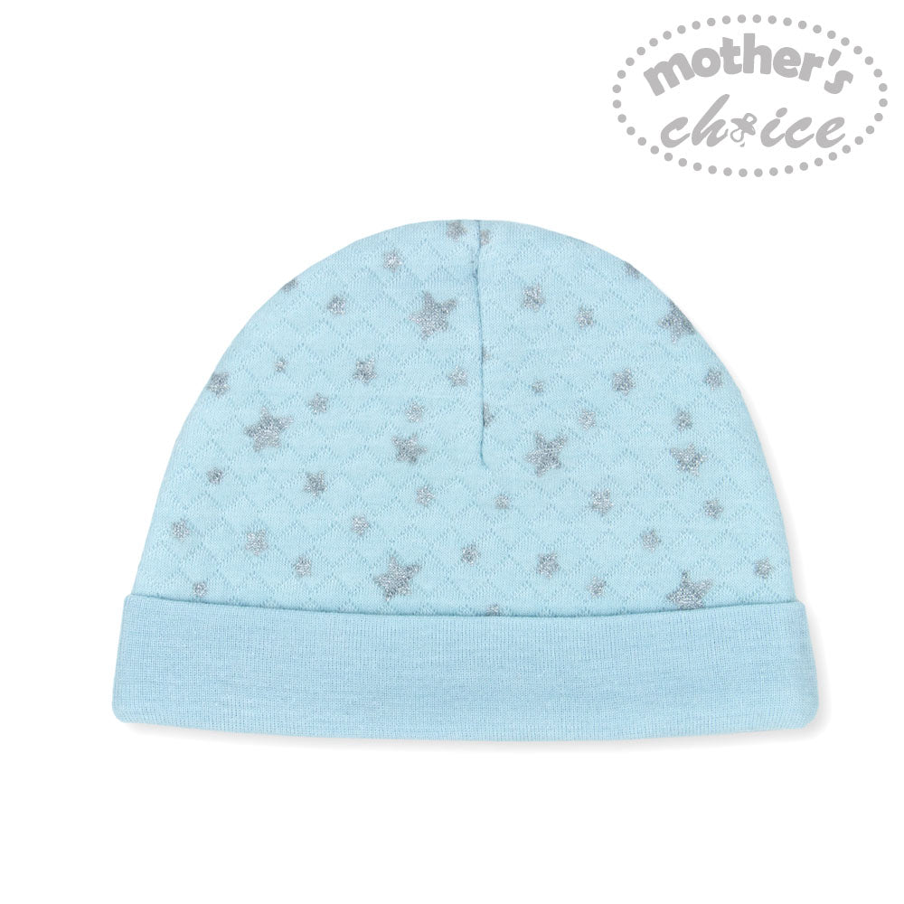 Mothers Choice Baby 3 Pcs Set Of Top, Pants & Hat Blue