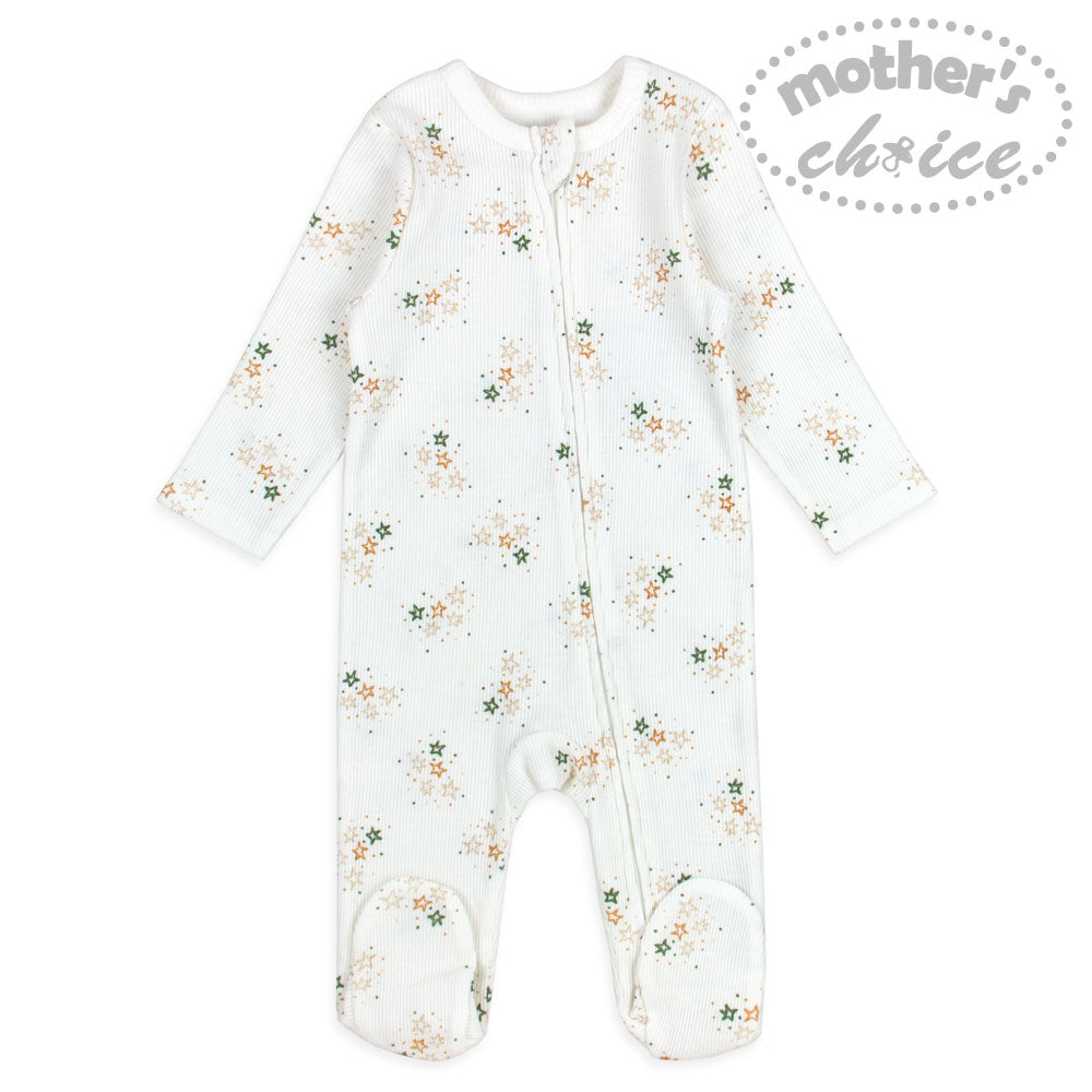 Mothers Choice 2Pk Coverall - White