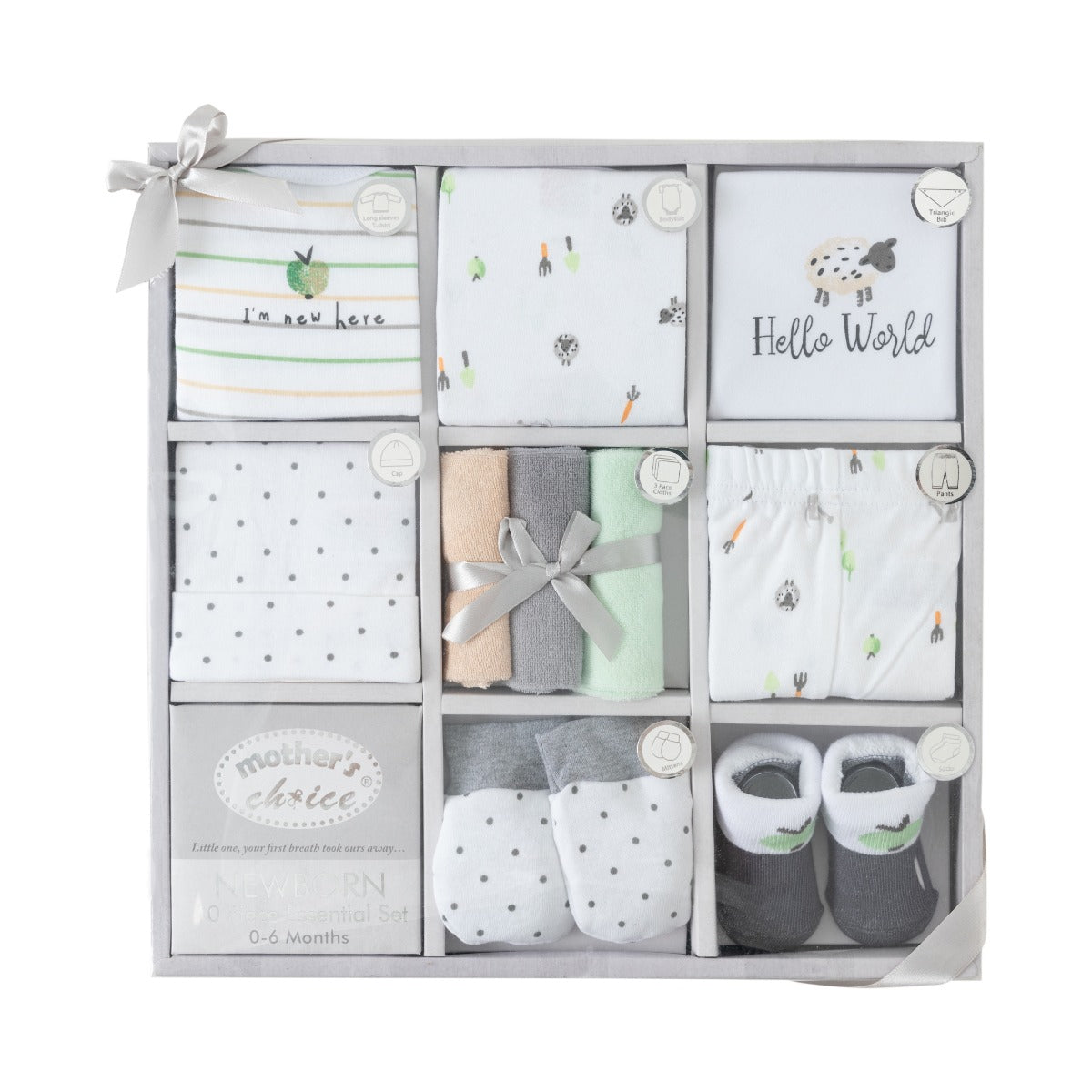 Mothers Choise Item: Baby10Pcs Gift Set Of  Bodysuit. - 2