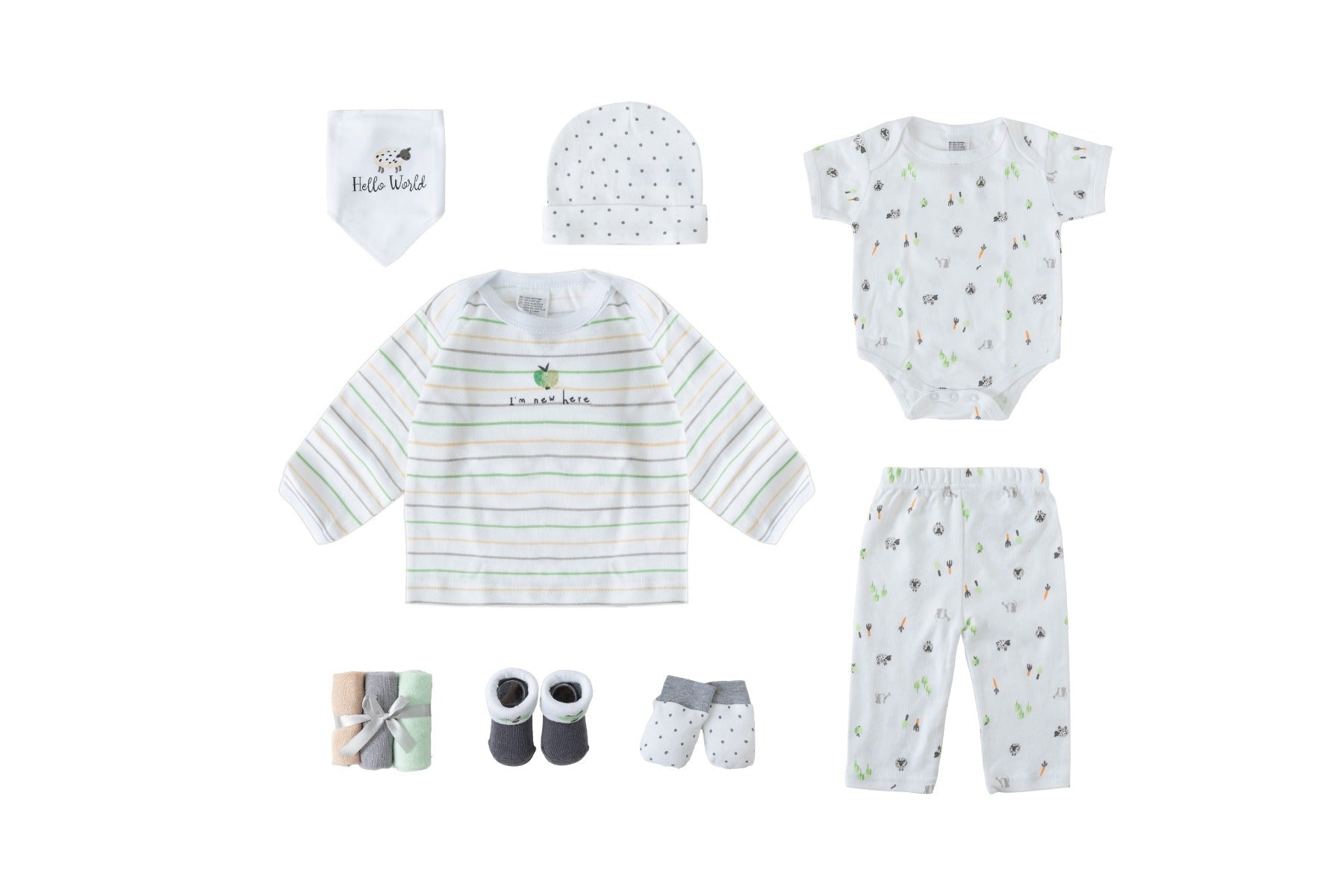 Mothers Choise Item: Baby10Pcs Gift Set Of  Bodysuit. - 2