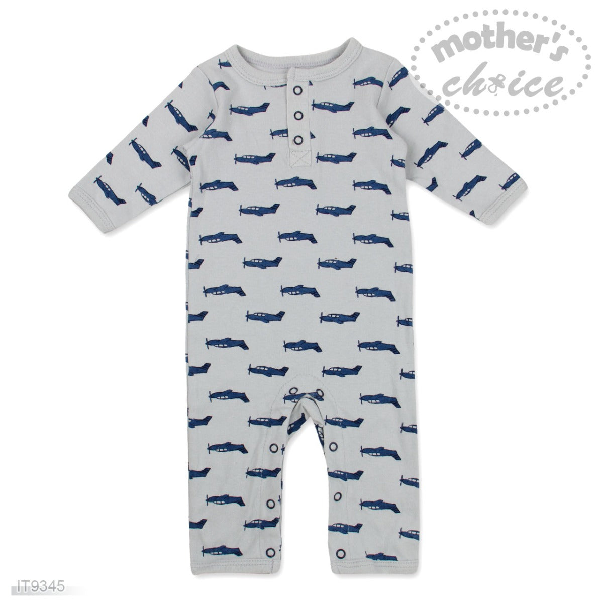 Mothers Choice Baby 2 Pack Romperblue