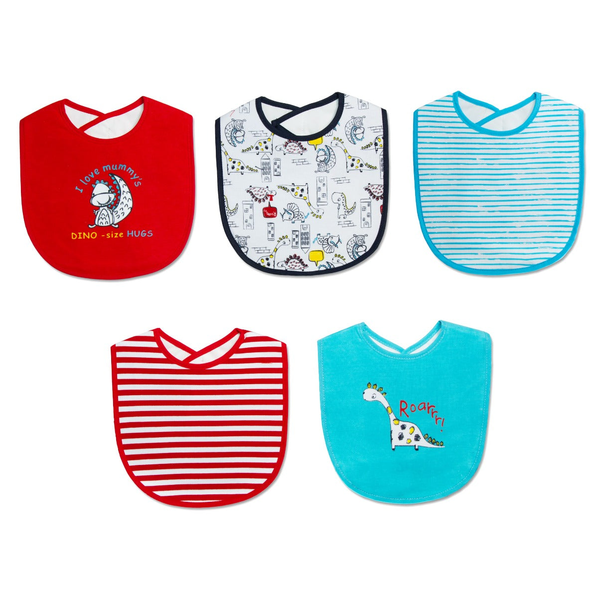 Mother'S Choice-Baby 5 Pack Bibs Boy