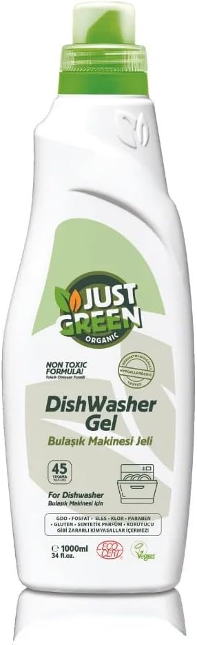 Just Green Organic Dishwasher Gel 1000 ML