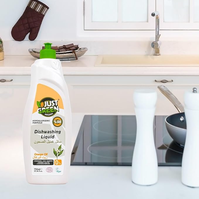 Just Green Organic Dishwashing Liquid  750 ML