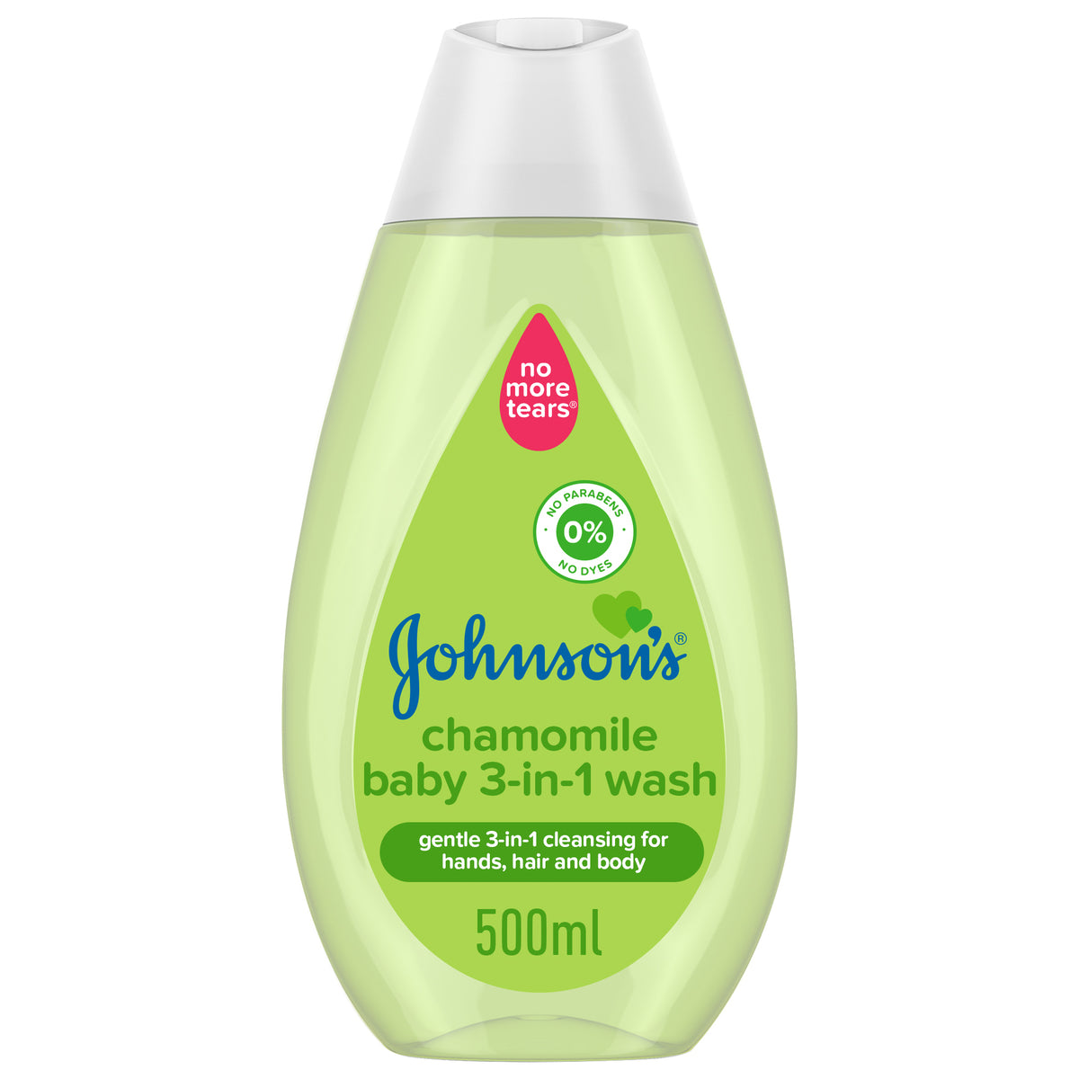 Johnson & Johnson Chamomile Baby 3 In 1 Wash 500Ml