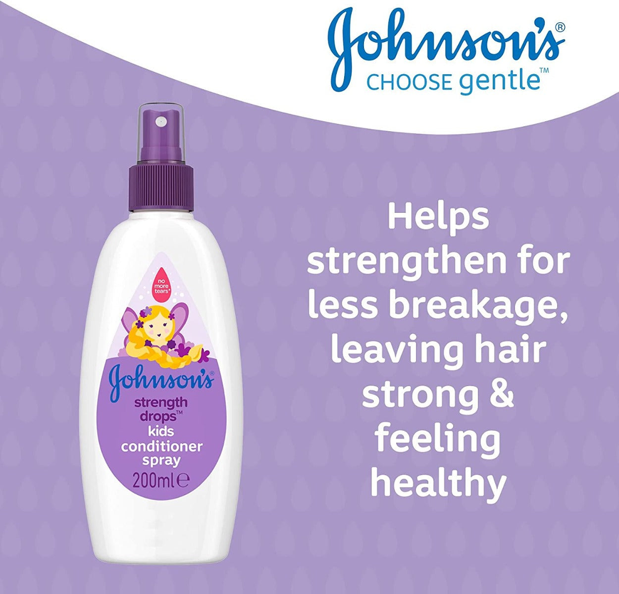 Johnson & Johnson  Strength Drops Kids Conditioner Spray 200Ml