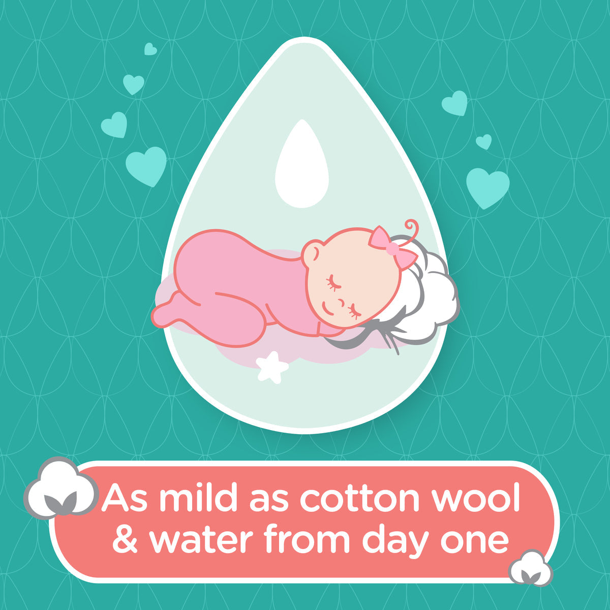 Johnson & Johnson Baby Cotton Touch Wipes 56'S