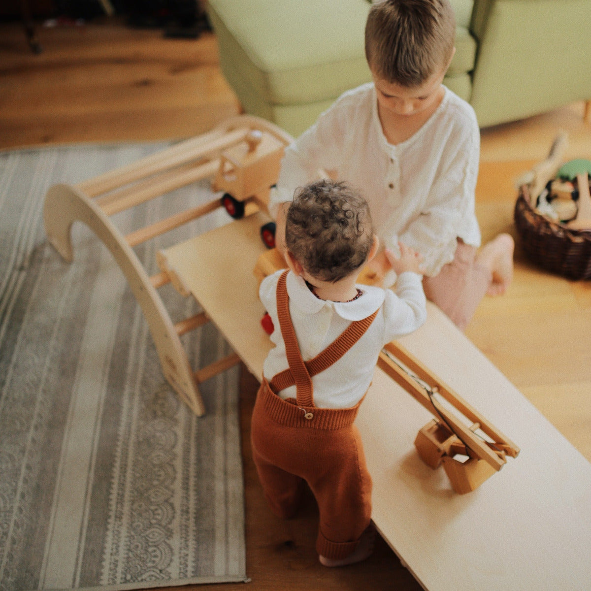 Kinderfeets Pikler Duo Ramp and Slide