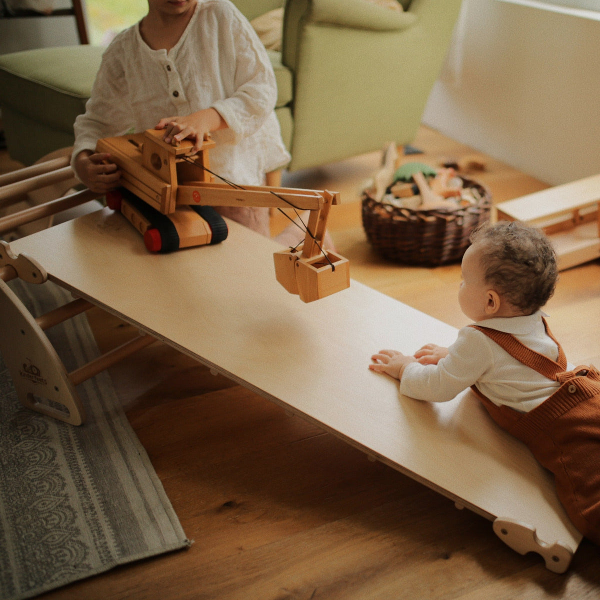 Kinderfeets Pikler Duo Ramp and Slide