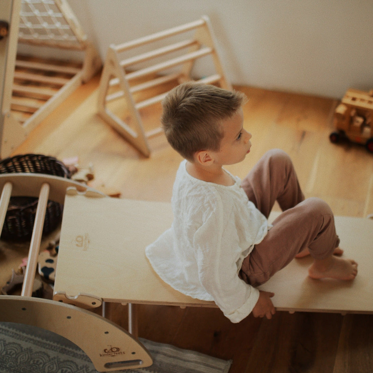 Kinderfeets Pikler Duo Ramp and Slide