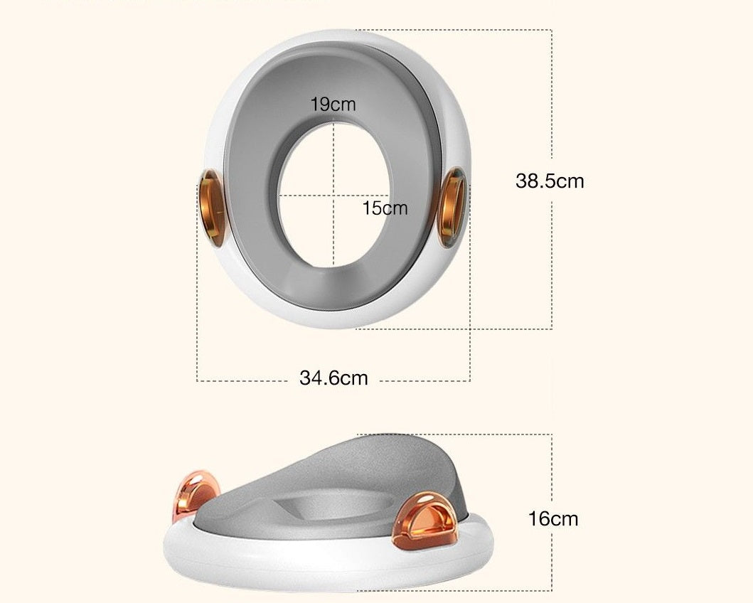 Little Angel Baby Toilet Training Seat Grey