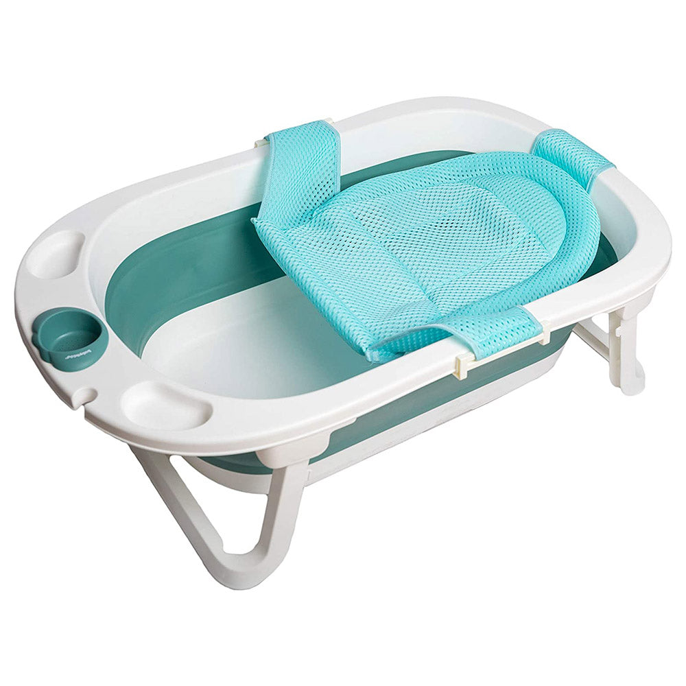 Little Angel Baby Bathtub Bath Net Booster Blue