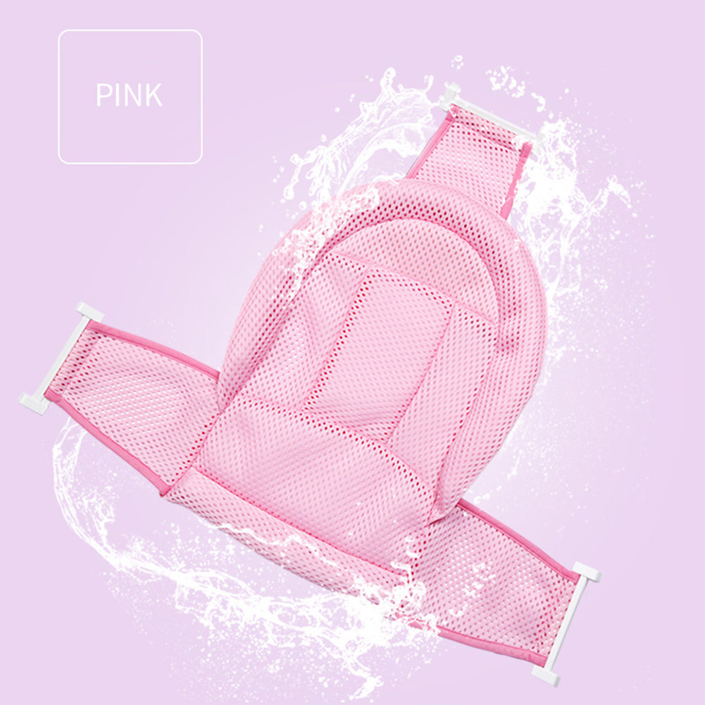 Little Angel Baby Bathtub Bath Net Booster Pink
