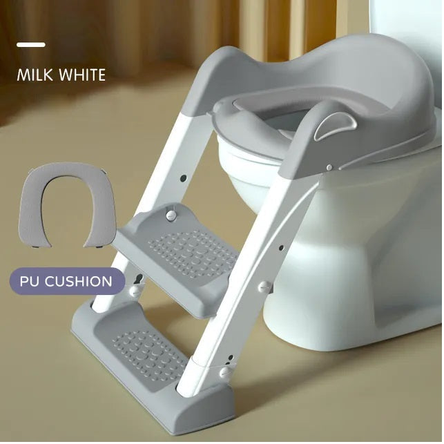 Little Angel Potty Training Toilet Seat Grey-White