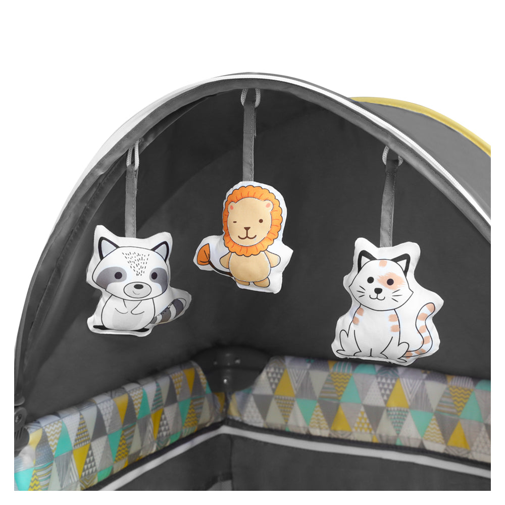 Lionelo Sven Plus 2 In 1 Travel Bed Playpen Yellow