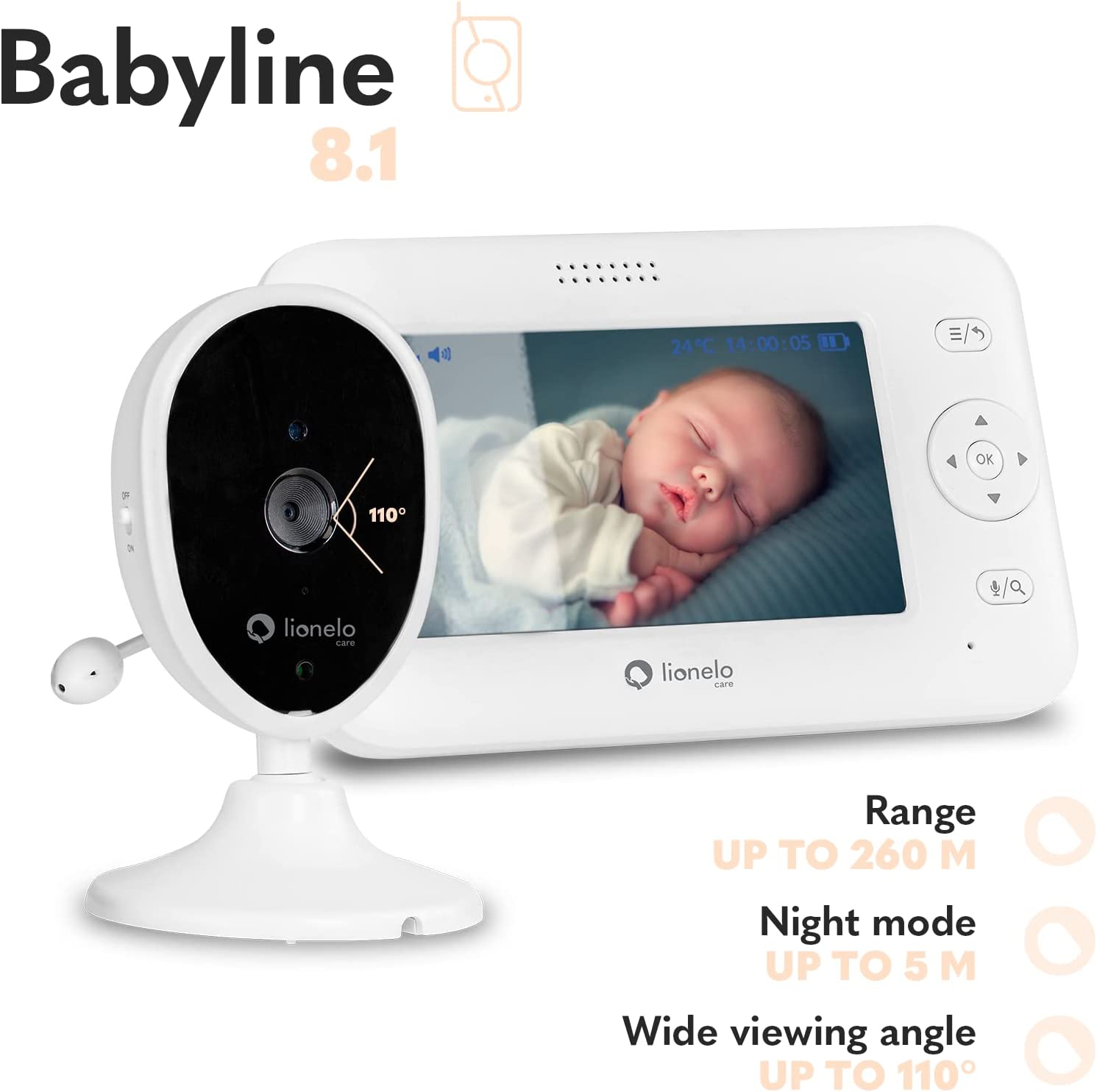 Lionelo Electronic Nanny Babyline 8.1