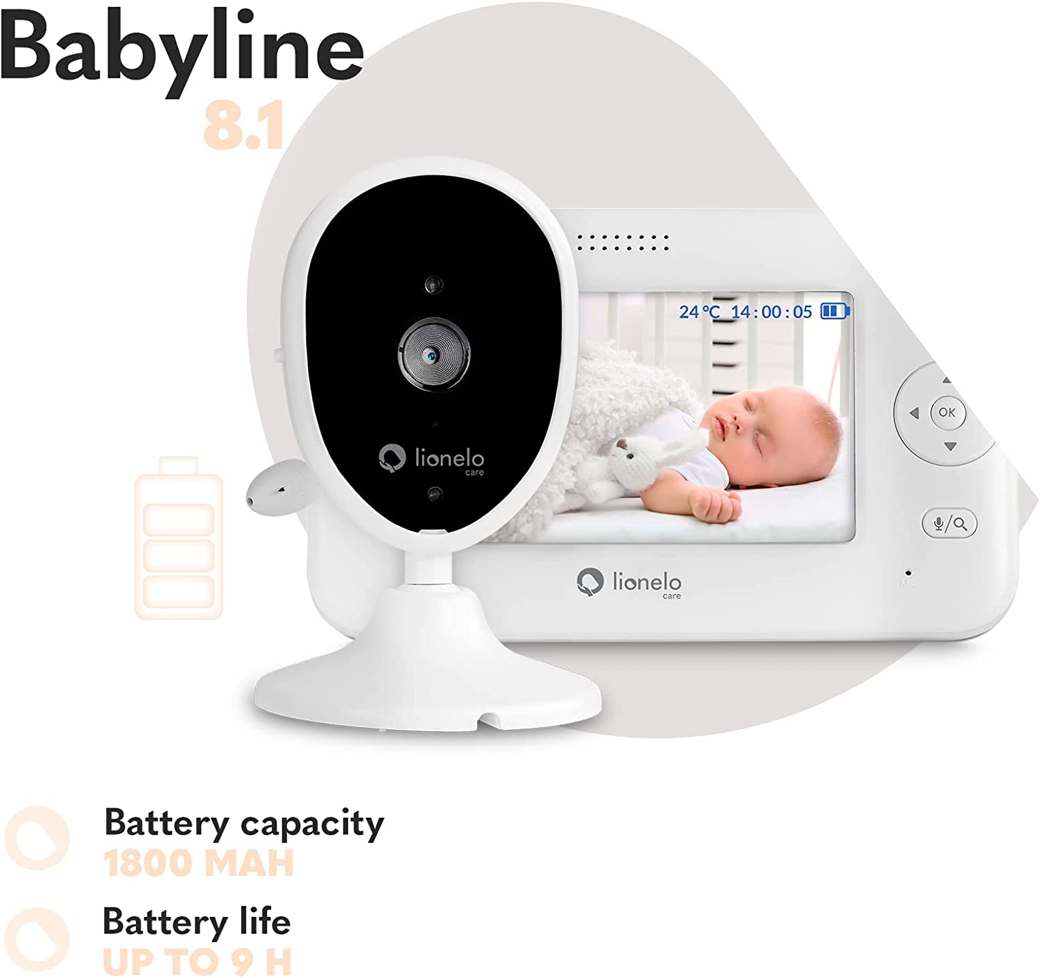 Lionelo Electronic Nanny Babyline 8.1