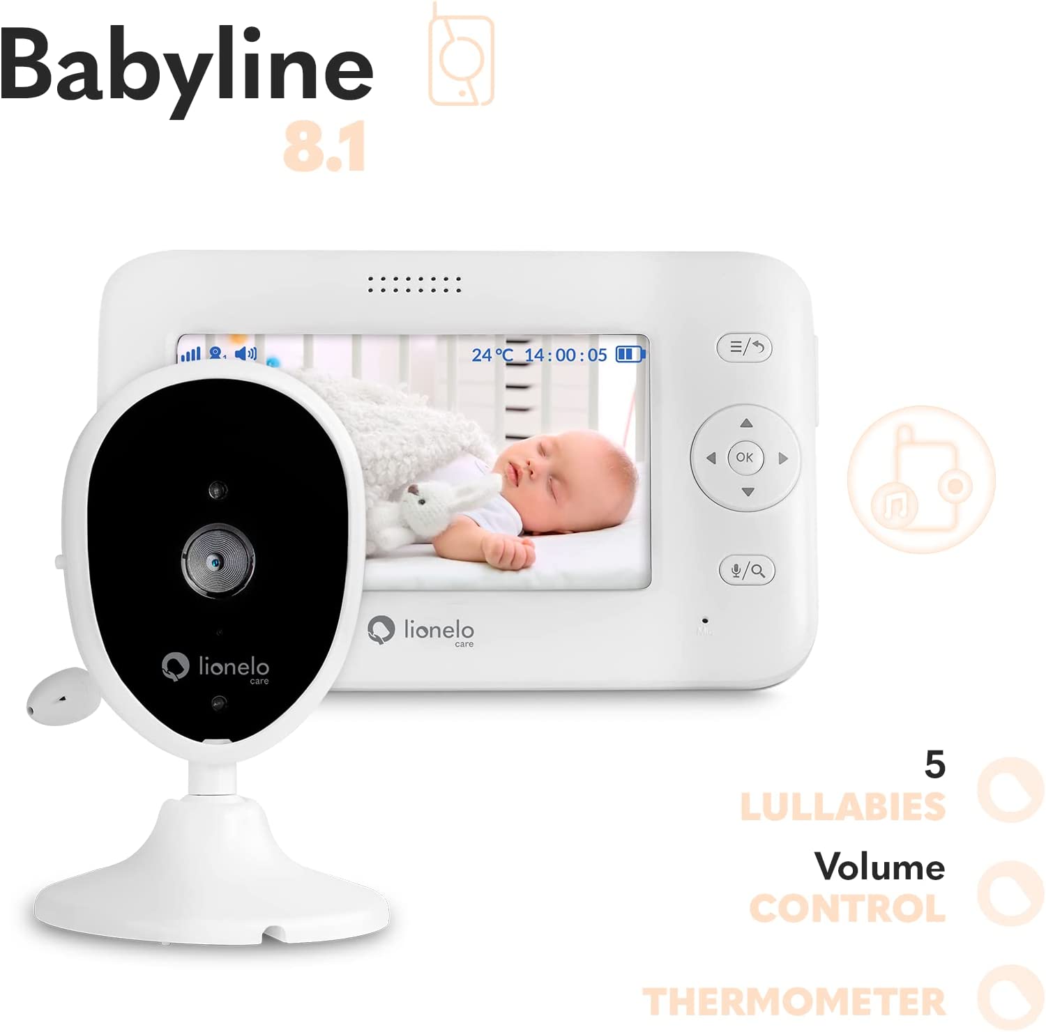Lionelo Electronic Nanny Babyline 8.1