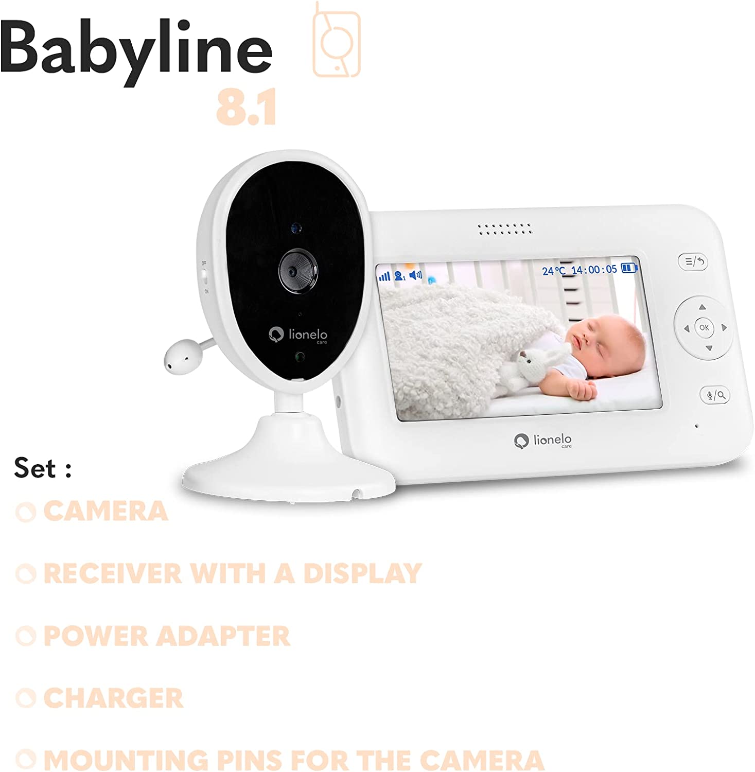 Lionelo Electronic Nanny Babyline 8.1