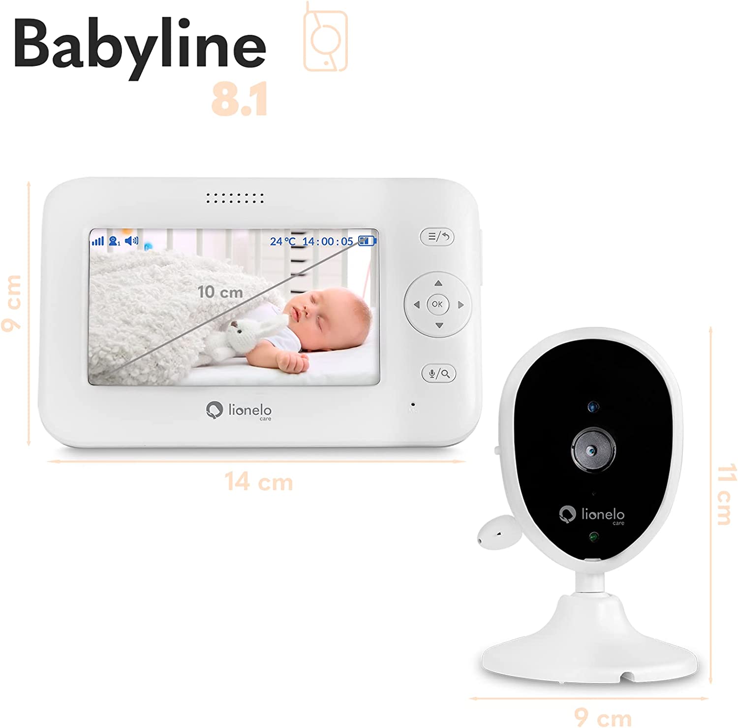 Lionelo Electronic Nanny Babyline 8.1