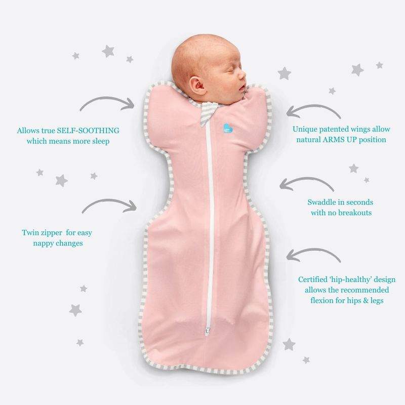 Love To Dream Swaddle UP Original Pink M 0-6 M