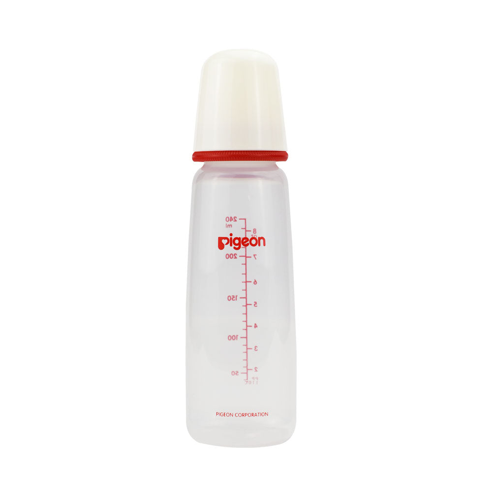 Pigeon Plastic Bottle Sn White 240 Ml