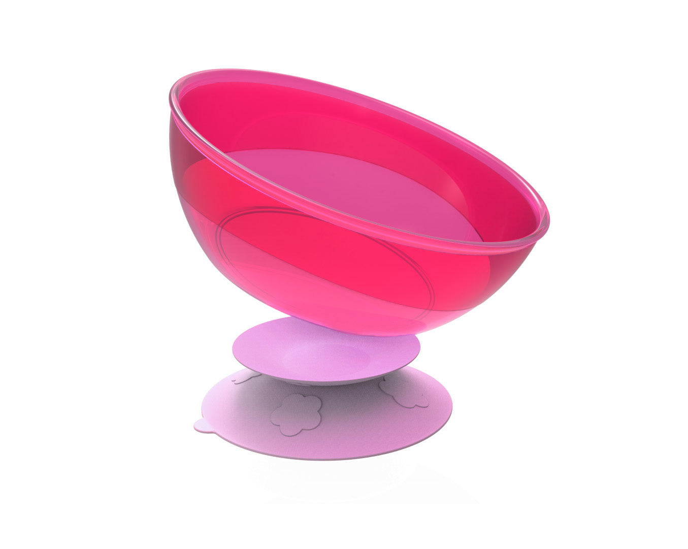 Kidsme Stay In Place With Bowl Set Purple Stay In Place  Pink Bowl