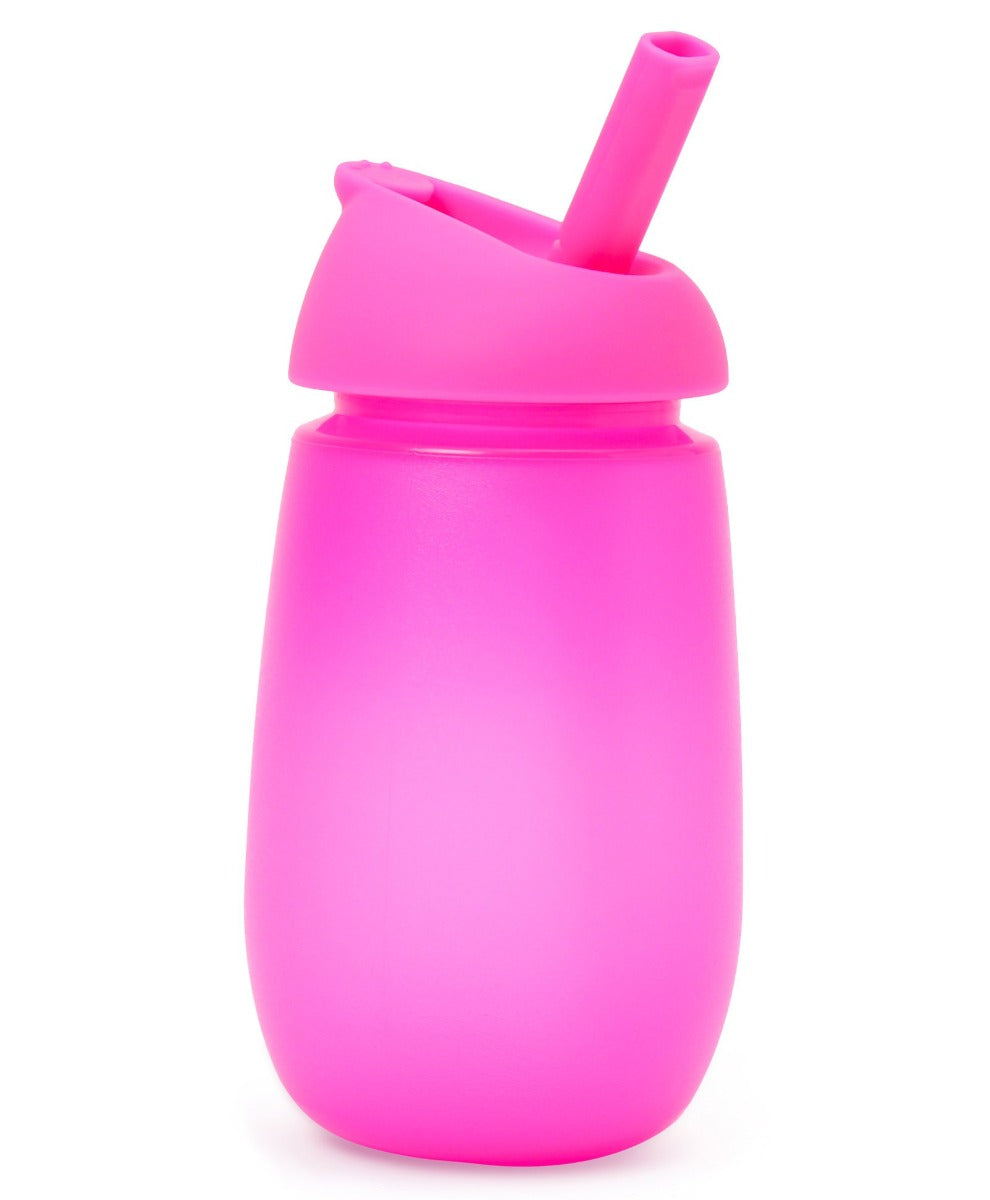 Munchkin  Simple Clean Strw Cup 1Pk 10Oz  Pink