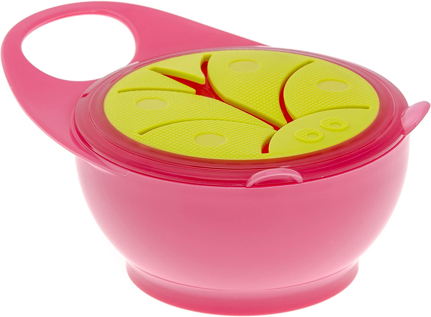 Brother MaxÂ  Easy Hold Snack Pot Bowl Pink Green