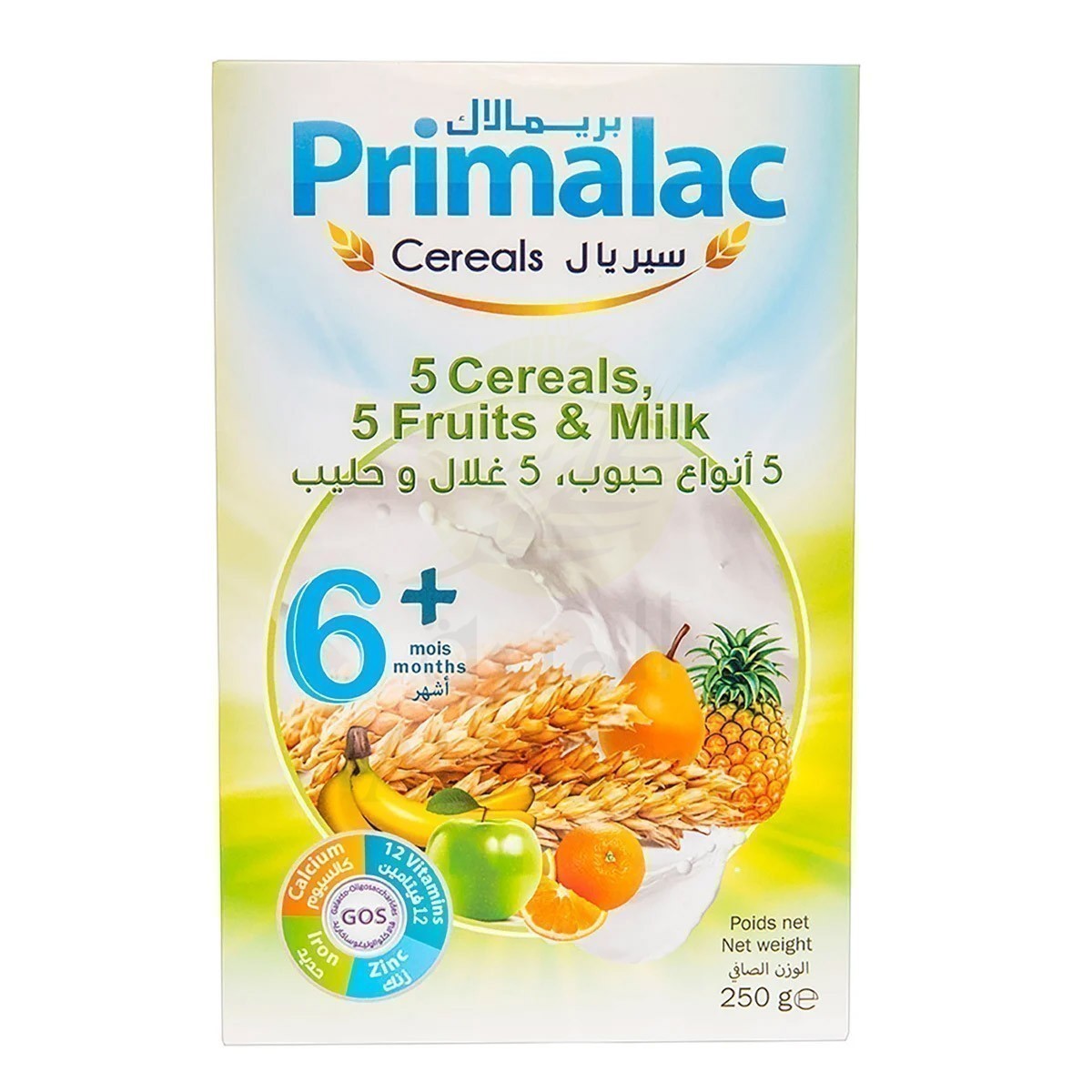 Primalac 5 Cereals 5Fruits &Mlk250G