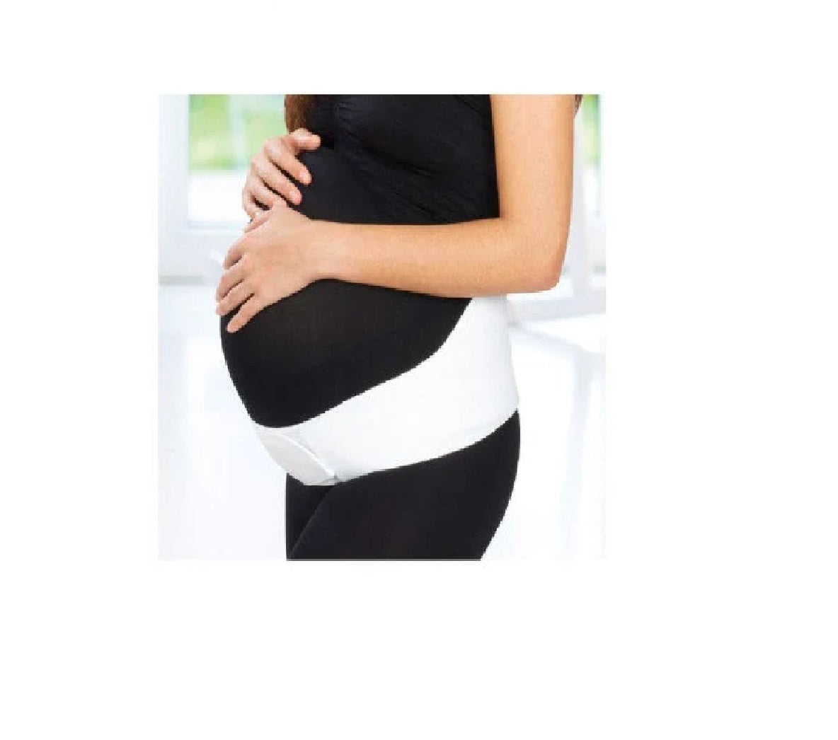 Babyjem Pregnant Belly Support Belt White