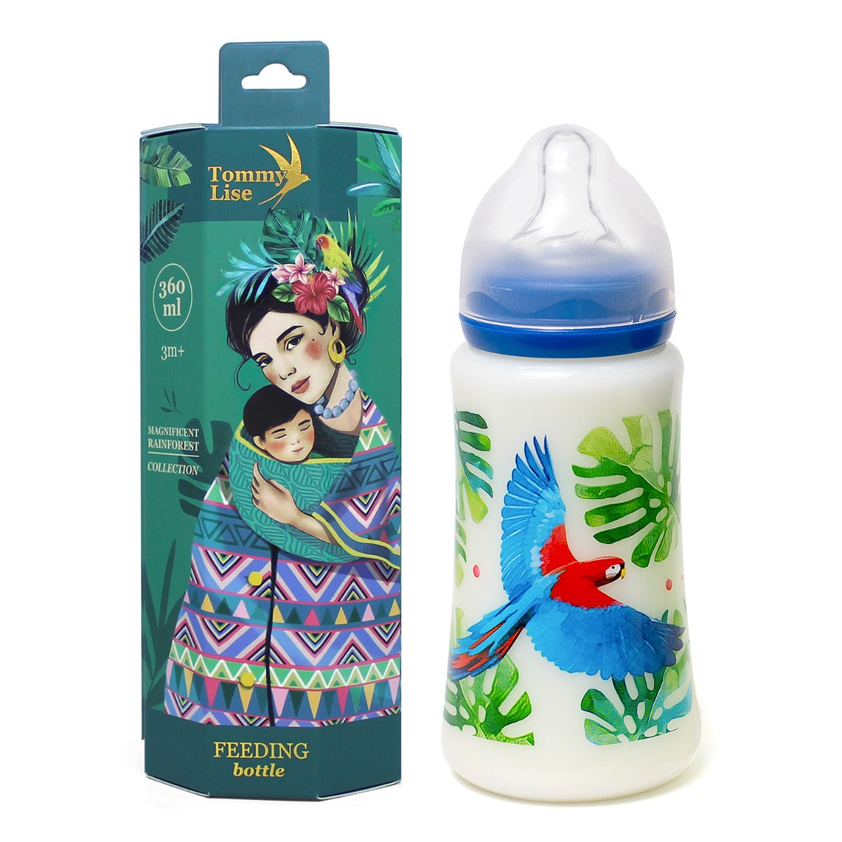 Tommy Lise Feeding Bottle Feathery Mood 360 Ml