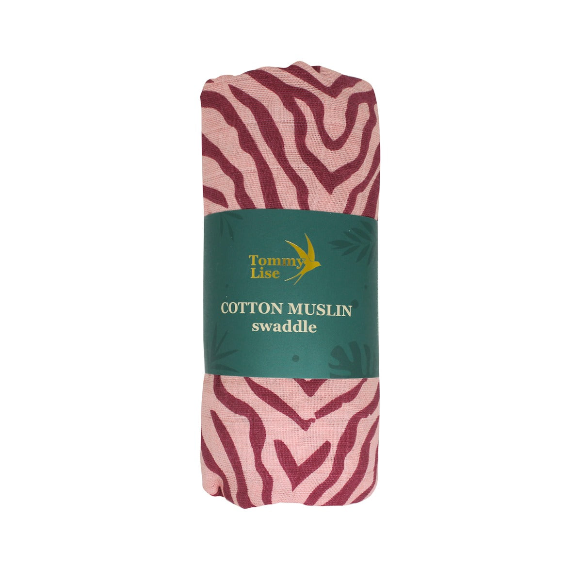 Tommy Lise Baby Swaddle Marsala Tiger 120X120Cm