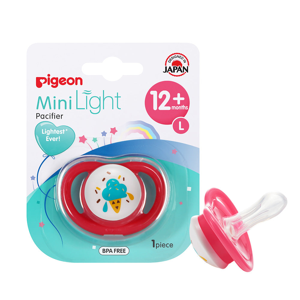 Pigeon Minilight Pacifier Single L  Girl Ice Cream
