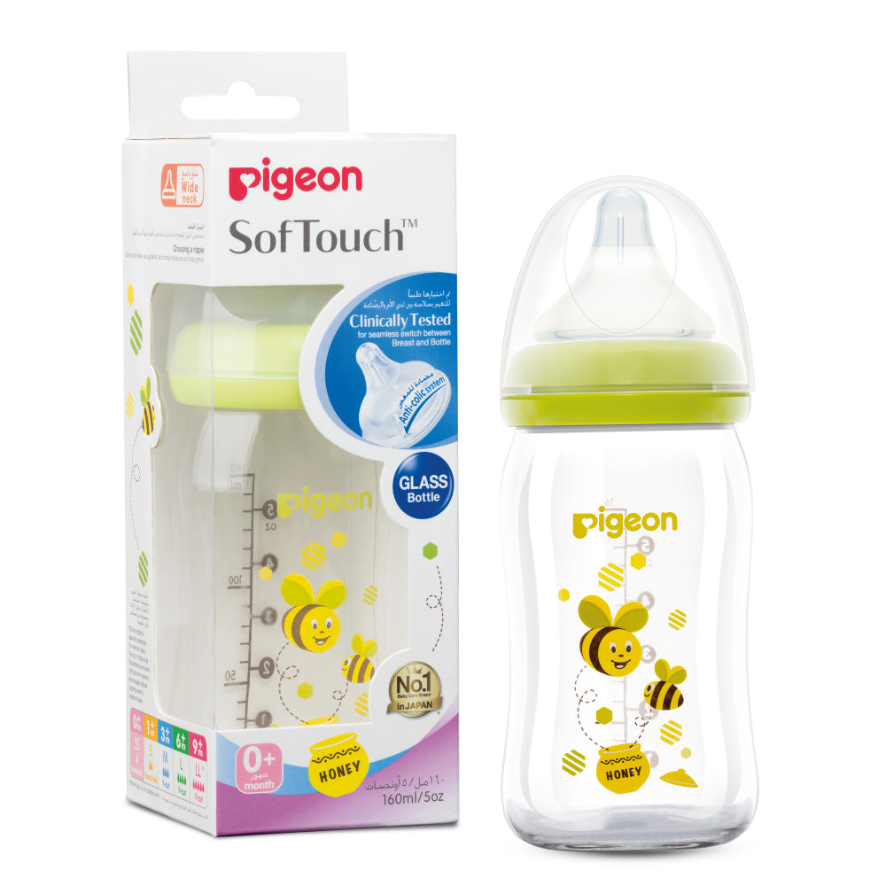 Pigeon Glass Bottle Wn Design  160 Ml