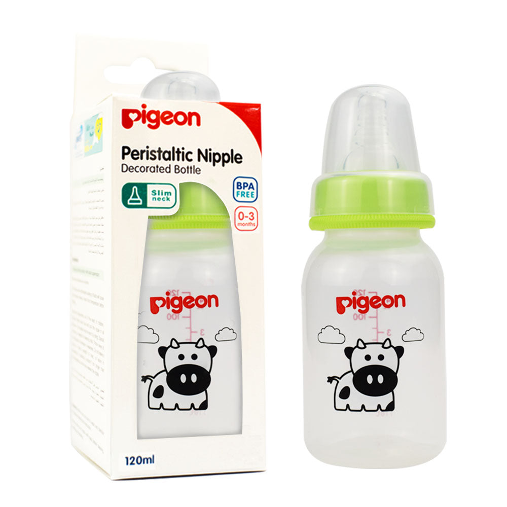 Pigeon Plastic Bottle Sn 120 Ml Animals