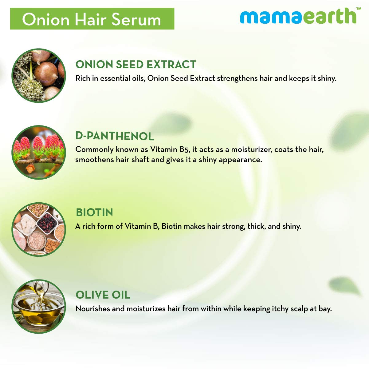 Mamaearth Onion Hair Serum 100 Ml
