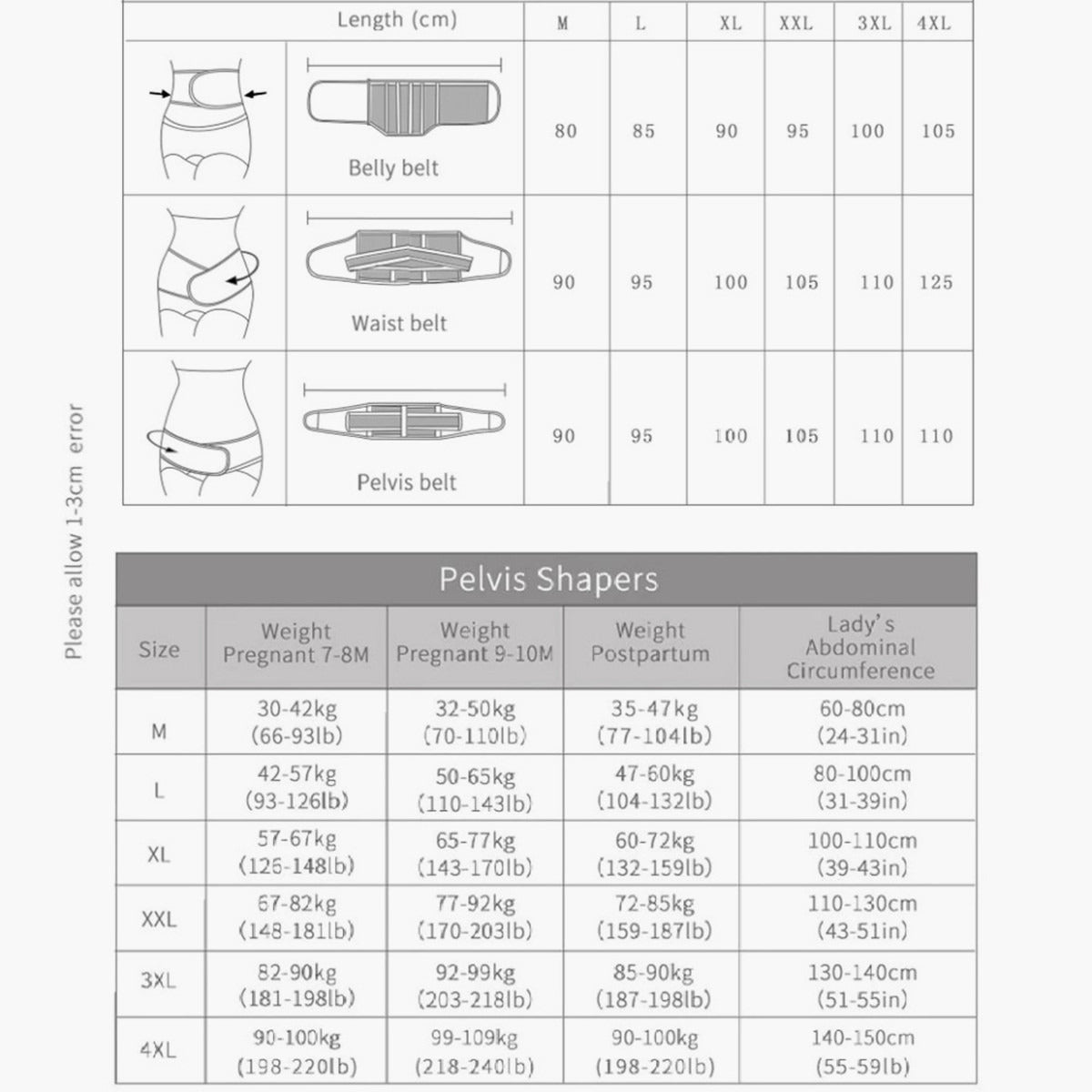 Sunveno 3 In 1 Adjustable Maternity Belt