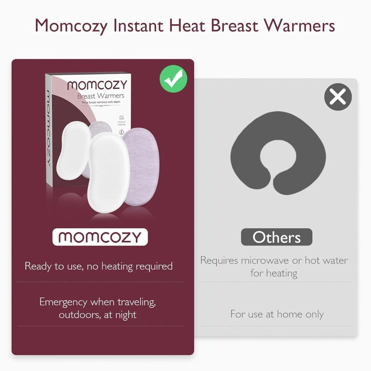 Momcozy Instant Heat Breast Warmers 4 pcs