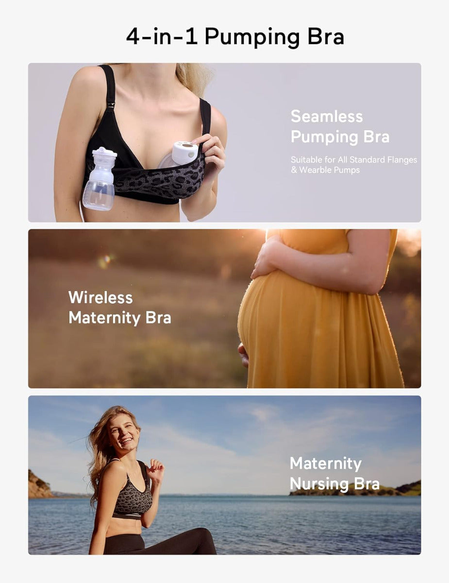 Momcozy 4-in-1 Hands-Free Pumping Bra