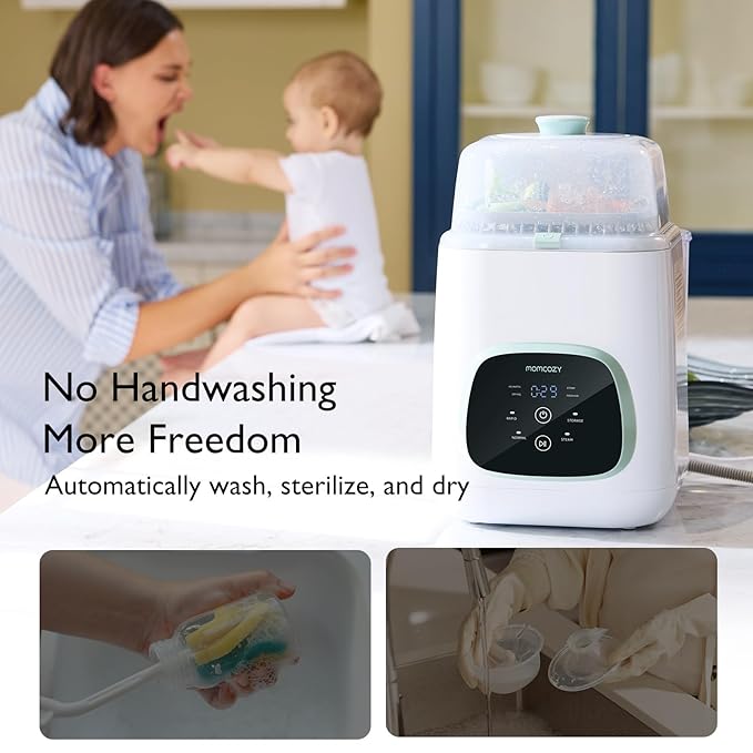 غسالة زجاجات الأطفال KleanPal Pro من Momcozy