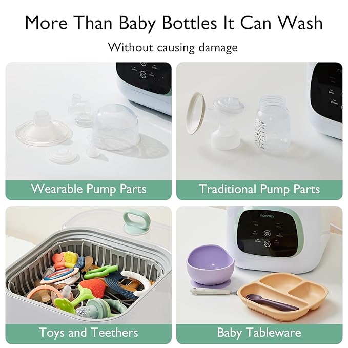 غسالة زجاجات الأطفال KleanPal Pro من Momcozy
