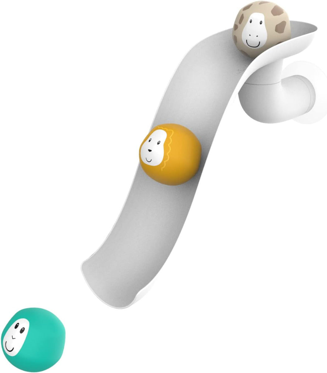 Matchstick Monkey Bathtime Slide Set White