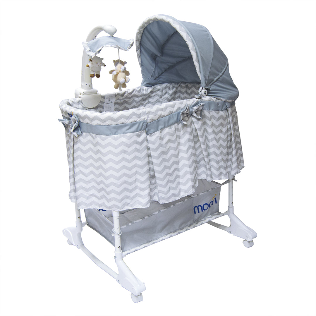 Buy Moon Soffy 4 In 1 Convertible Cradle Grey | Yallatoys.com